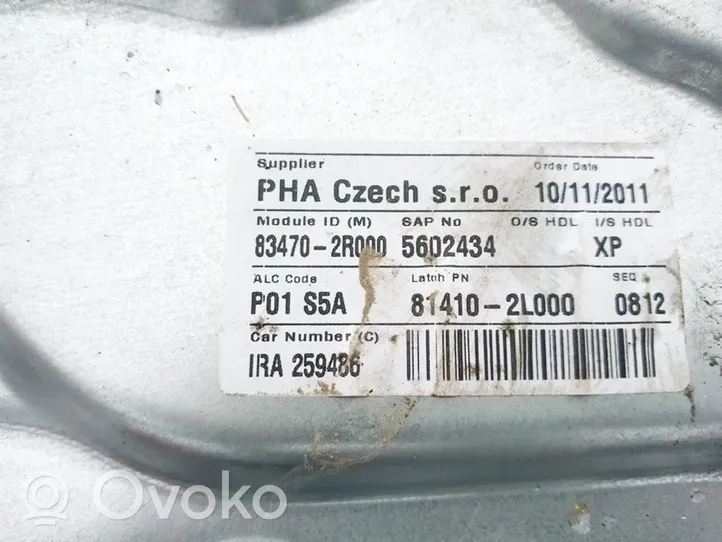 Hyundai i30 Elektryczny podnośnik szyby drzwi bocznych / przesuwnych 834702r000