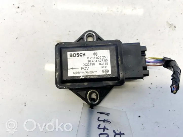 Peugeot 807 Sensor ESP de aceleración de frecuencia del intermitente 9645447780