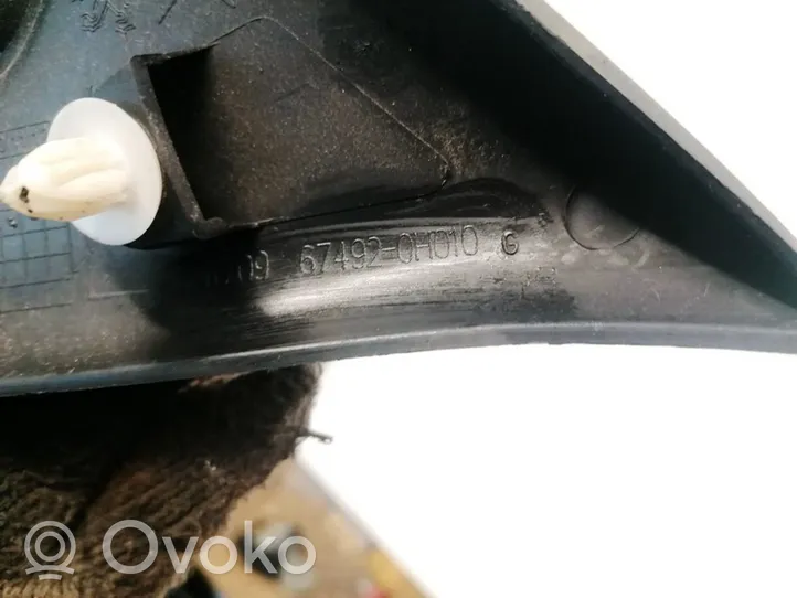 Toyota Aygo AB10 Inne części wnętrza samochodu 674920H010