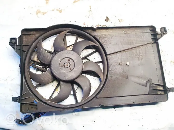 Volvo V50 Radiator cooling fan shroud 3135103905