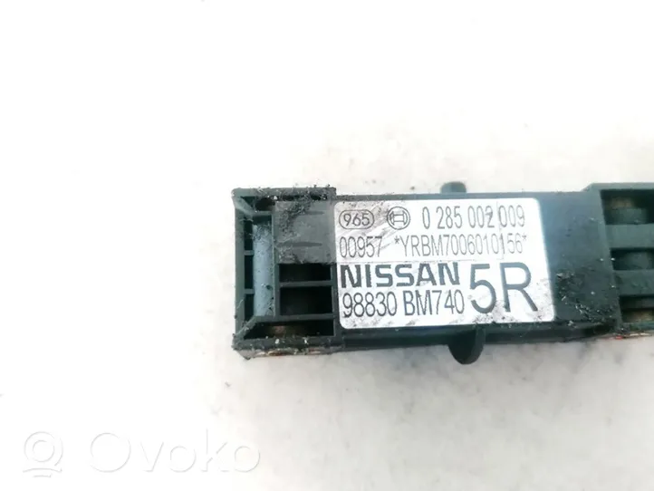 Nissan Micra Sensore d’urto/d'impatto apertura airbag 0285002009