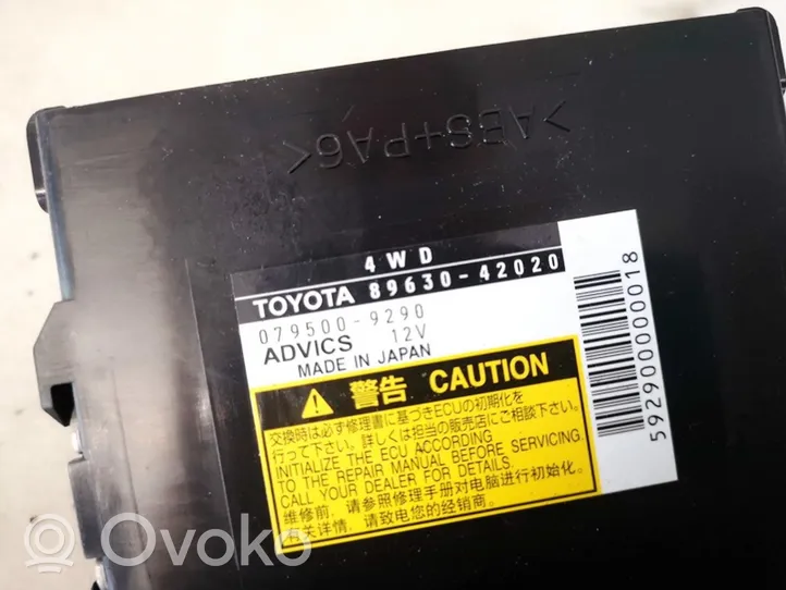 Toyota RAV 4 (XA30) Muut ohjainlaitteet/moduulit 8963042020