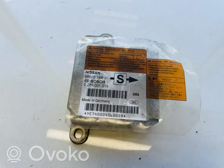 Nissan Micra Turvatyynyn ohjainlaite/moduuli 9882074b10