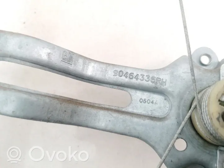 Opel Vectra B Elektryczny podnośnik szyby drzwi bocznych / przesuwnych 90464336RH