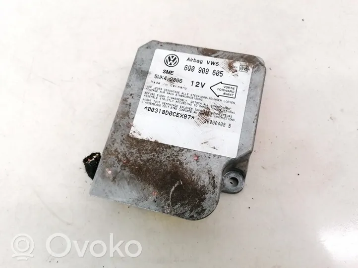 Seat Alhambra (Mk1) Airbag control unit/module 6Q0909605