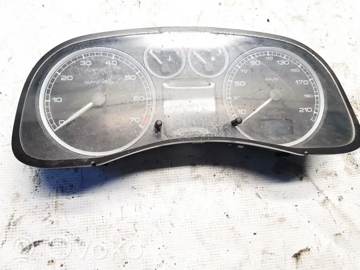 Peugeot 307 Compteur de vitesse tableau de bord p9645768480