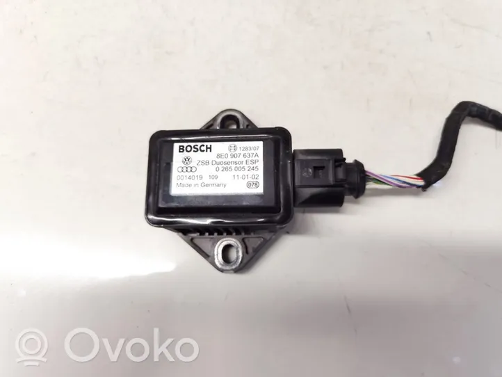 Audi A6 S6 C5 4B ESP Drehratensensor Querbeschleunigungssensor 0265005245