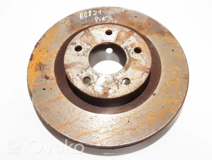 Nissan Qashqai Front brake disc ventiliuojamas