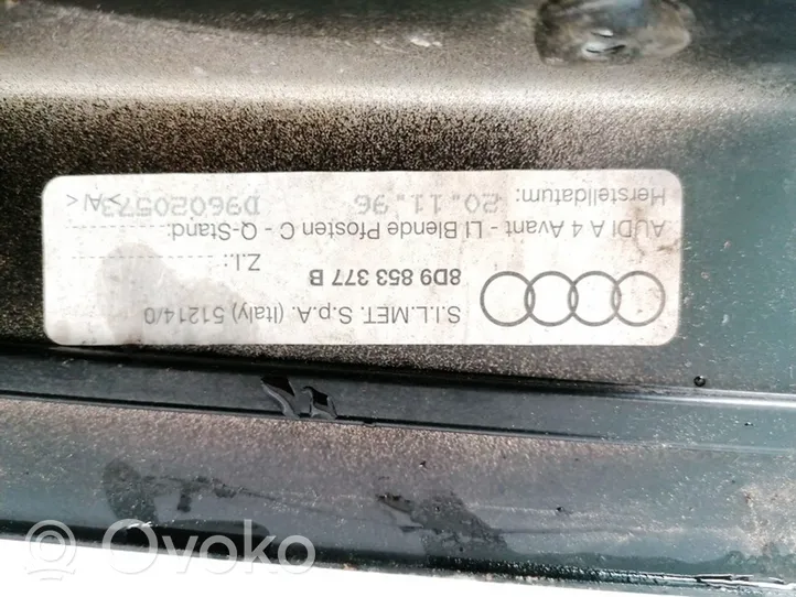 Audi A4 S4 B5 8D Rivestimento modanatura del vetro della portiera anteriore 8D9853377B