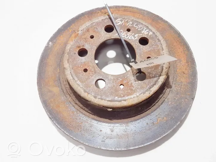 Volvo S60 Rear brake disc neventiliuojamas