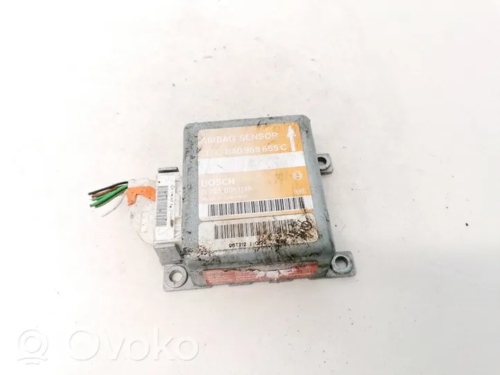 Audi A4 S4 B5 8D Module de contrôle airbag 8A0959655C