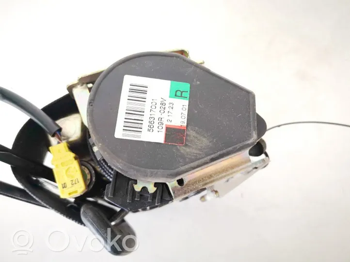 Mercedes-Benz A W168 Ceinture de sécurité arrière 566317001