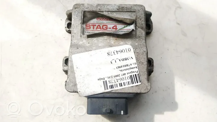 Peugeot 407 Dujų įrangos valdymo blokas 67R014903