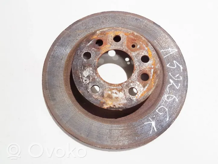 Opel Vectra C Rear brake disc neventiliuojamas