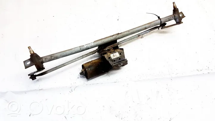 Audi 80 90 B3 Motor y varillaje del limpiaparabrisas delantero 893955023A