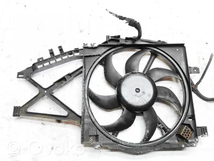 Opel Corsa C Radiator cooling fan shroud 9038845