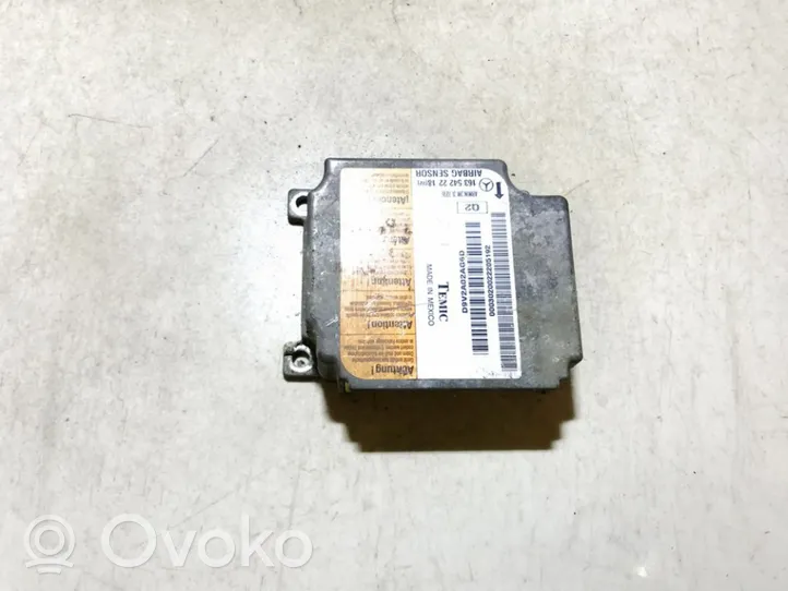 Mercedes-Benz ML W163 Module de contrôle airbag 1635422218