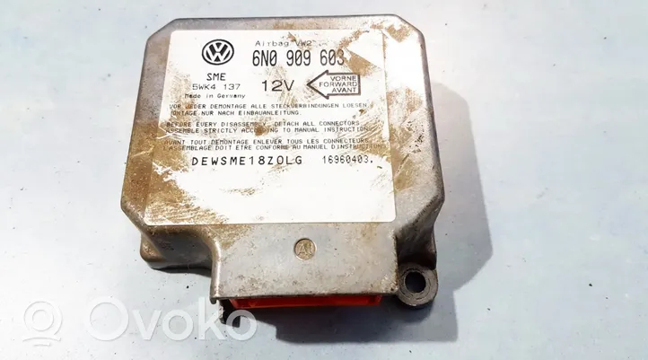 Volkswagen Sharan Sterownik / Moduł Airbag 6N0909603