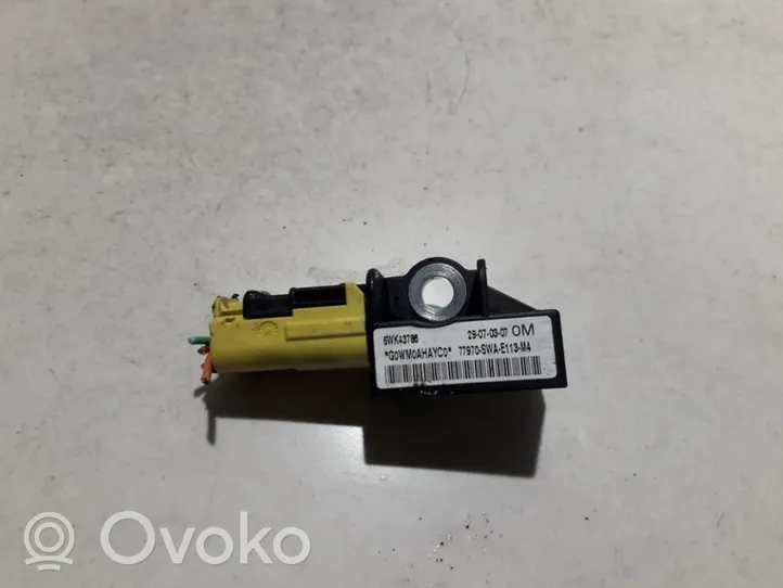 Honda CR-V Airbag deployment crash/impact sensor 44970swae113m4