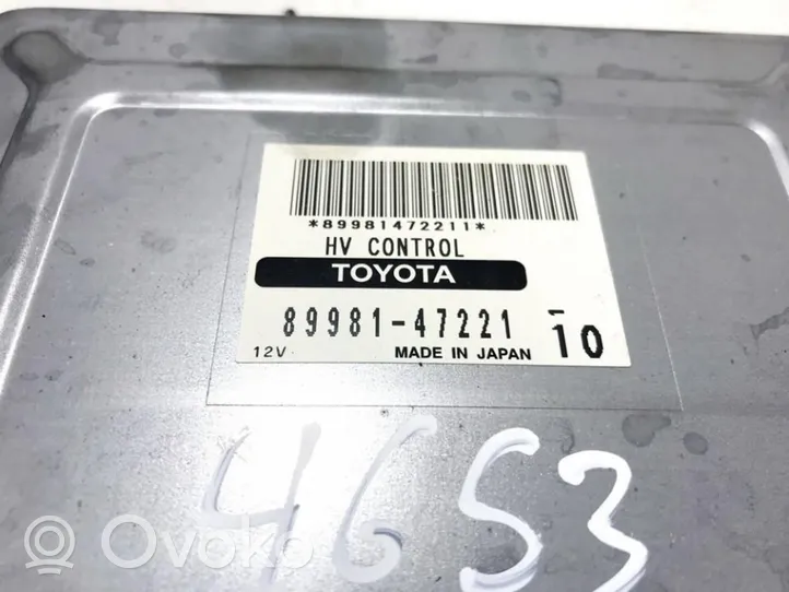 Toyota Prius (XW20) Altre centraline/moduli 8998147221