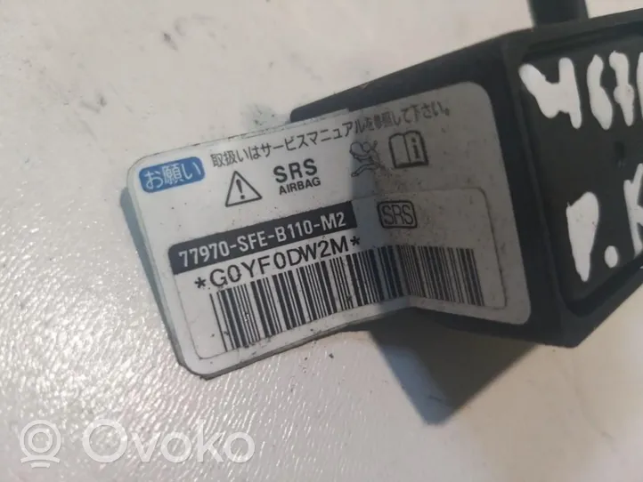 Honda FR-V Capteur de collision / impact de déploiement d'airbag 77970SFEB110M2