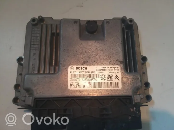 Citroen DS3 Calculateur moteur ECU 9676830080