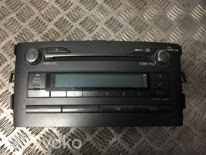 Toyota Auris 150 Panel / Radioodtwarzacz CD/DVD/GPS 8612002520