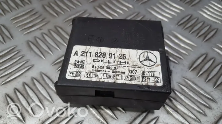 Mercedes-Benz C W203 Boîtier module alarme A2118209126