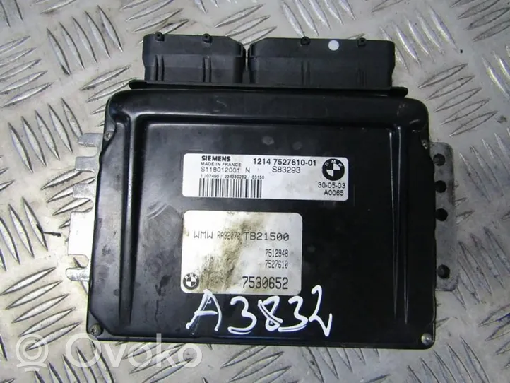 Mini One - Cooper R50 - 53 Calculateur moteur ECU 1214752761001