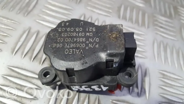 Saab 9-3 Ver2 Motorino attuatore aria 986470D02