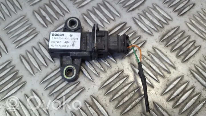 Renault Scenic I Sensor impacto/accidente para activar Airbag 0265005140