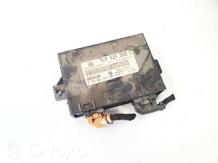 Volkswagen Touareg I Pysäköintitutkan (PCD) ohjainlaite/moduuli 7l0919283e