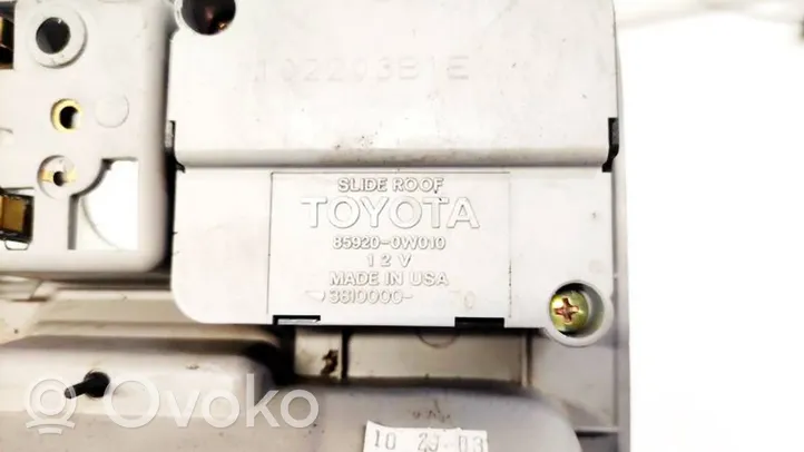 Toyota RAV 4 (XA20) Illuminazione sedili anteriori 859200W010