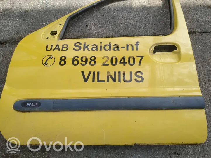 Renault Kangoo I Priekinės durys GELTONOS