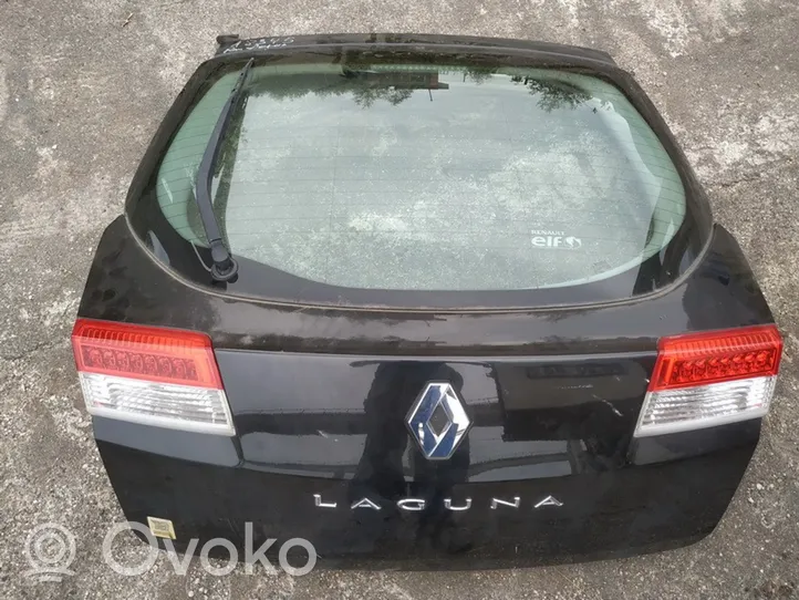 Renault Laguna III Galinis dangtis (bagažinės) juodas