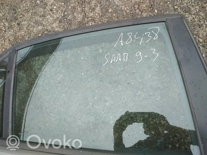 Saab 9-3 Ver2 Rear door window glass 