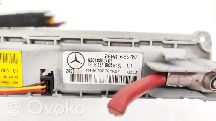 Mercedes-Benz E W212 Elektrinis salono pečiuko radiatorius A2048300461