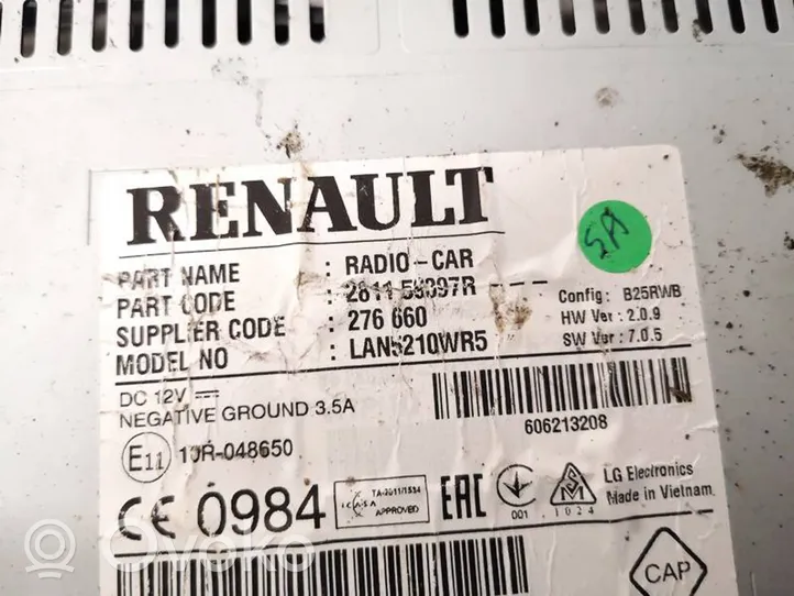 Renault Clio IV Panel / Radioodtwarzacz CD/DVD/GPS 281159397r