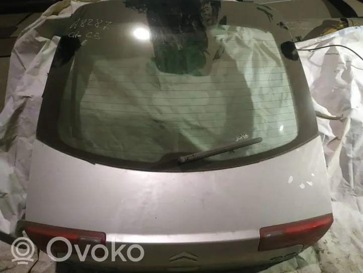 Citroen C5 Tylna klapa bagażnika pilkas