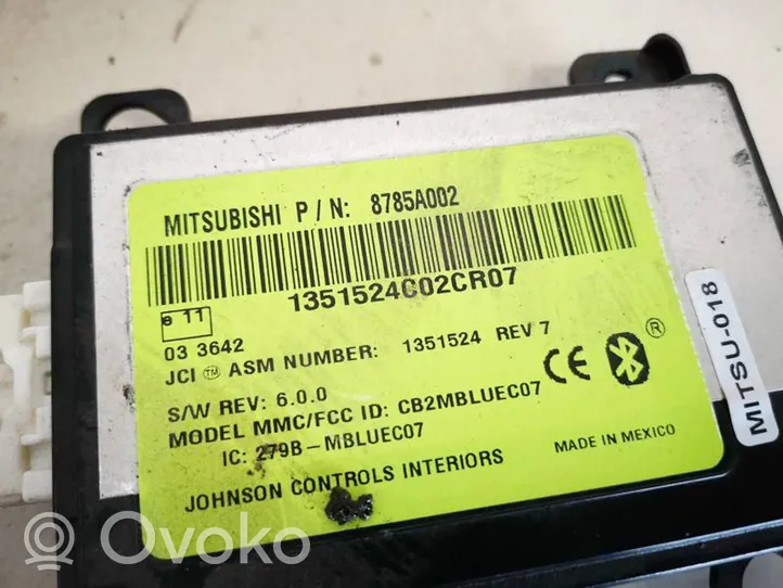 Mitsubishi Outlander Muut ohjainlaitteet/moduulit 8785a002