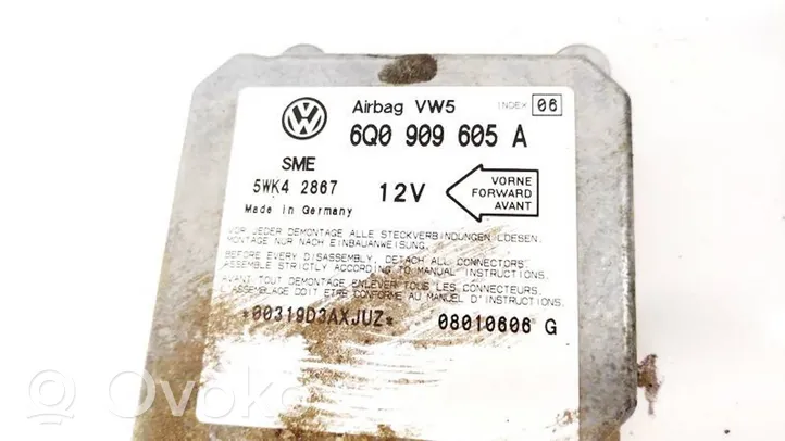 Volkswagen Golf IV Airbag control unit/module 6Q0909605A