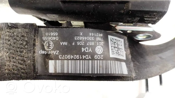 Volkswagen PASSAT B6 Etuistuimen turvavyö 3C1857705F