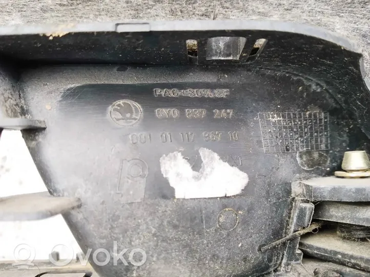 Skoda Fabia Mk1 (6Y) Klamka wewnętrzna drzwi 6y0837247