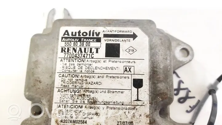 Renault Scenic I Module de contrôle airbag 7700437471C