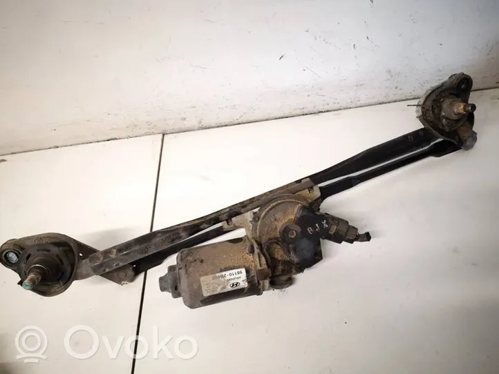 Hyundai Santa Fe Front wiper linkage and motor 