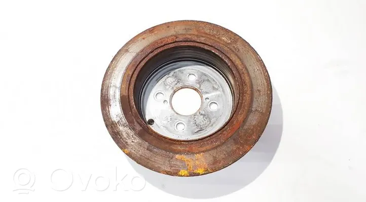 Toyota Corolla E120 E130 Disque de frein arrière neventiliuojamas