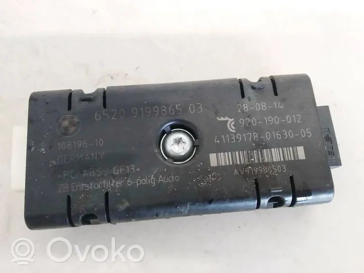 BMW 5 GT F07 Module unité de contrôle d'antenne 919986503