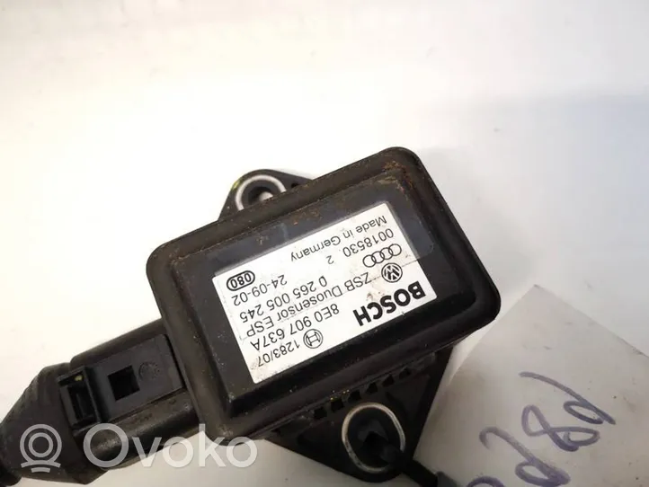 Skoda Superb B5 (3U) Sensor ESP de aceleración de frecuencia del intermitente 8e0907637a