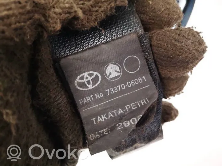 Toyota Avensis T250 Ceinture de sécurité arrière 7337005081