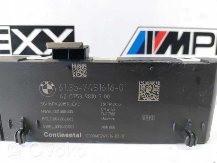 BMW X5 F15 Centralina/modulo portellone/bagagliaio 7481616